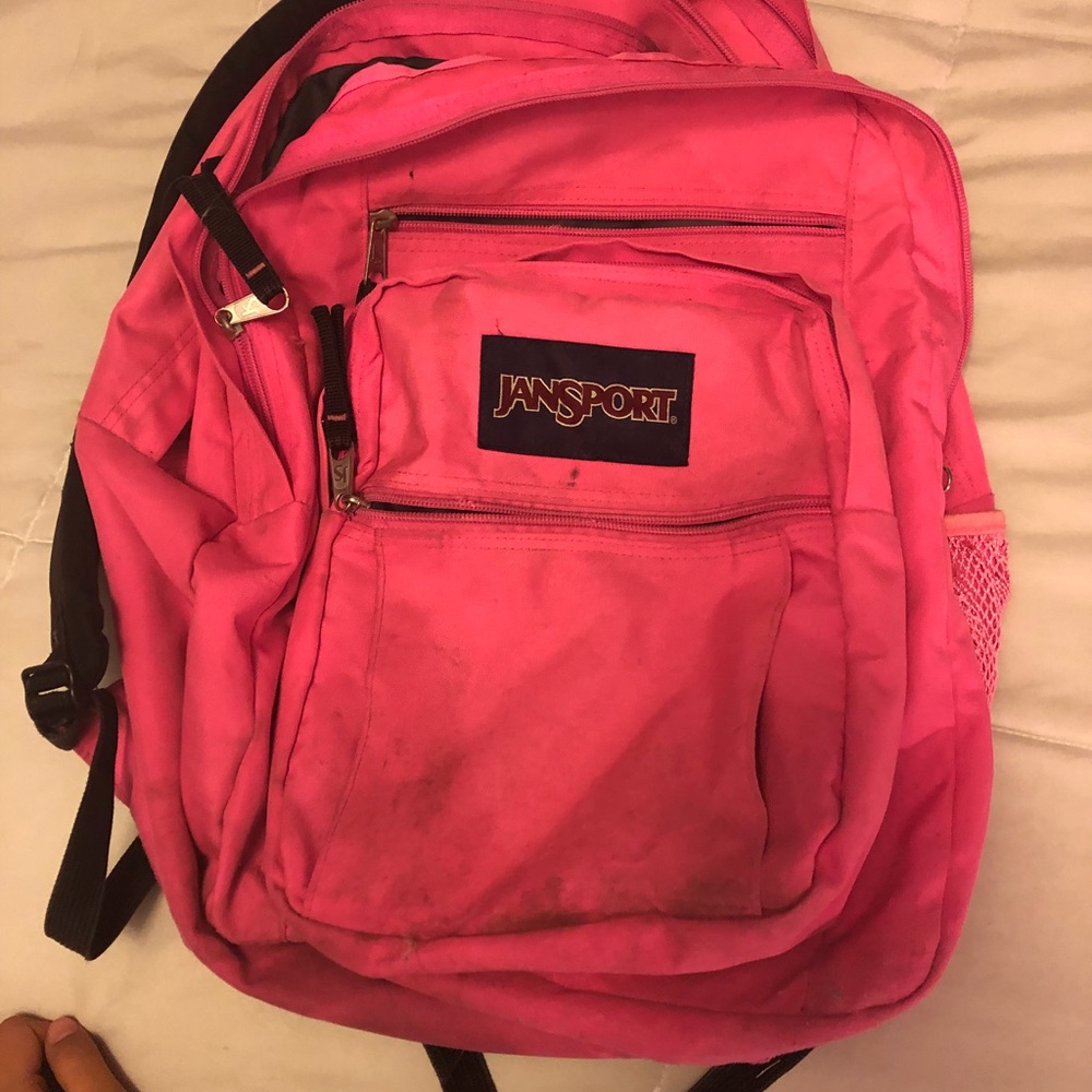 Hot Pink Jansport Backpack